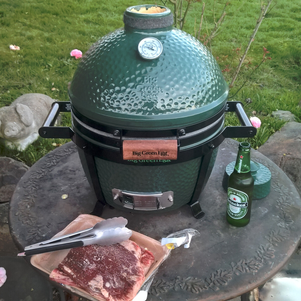 Big Green Egg Barbecue Minimax Cm 33 Big Green Egg Barbecue A Carbone