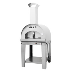 FORNO PIZZA BULL GAS FIRED LARGE CON CARRELLO Bull Forni pizza