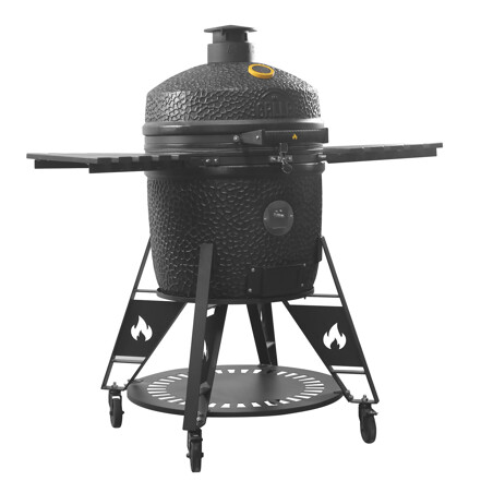 Grllr BARBECUE A CARBONE GRLLR EMBER KAMADO PRO - NERO OPACO