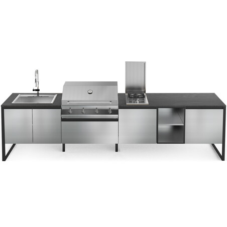 Steel CUCINA DA ESTERNO STEEL GEA MARMOLADA T35 LA