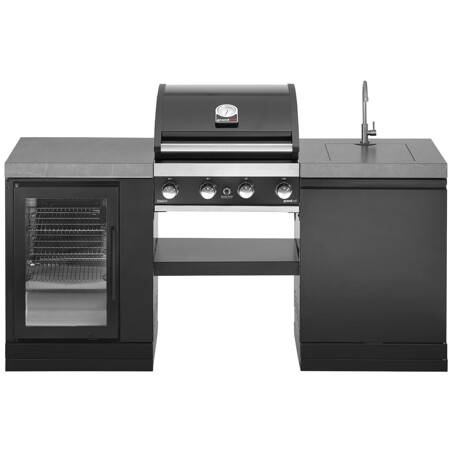 Grandpro CUCINA DA ESTERNO GRANDPRO 185 SERIES CON LAVELLO E FRIGO