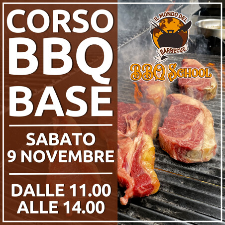 Il Mondo del Barbecue CORSO BBQ BASE - 9 NOVEMBRE 2024