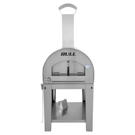 Bull FORNO PIZZA BULL GAS FIRED LARGE CON CARRELLO