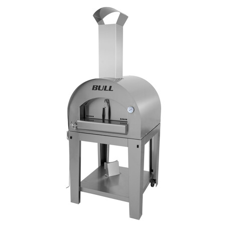 Bull FORNO PIZZA BULL GAS FIRED LARGE CON CARRELLO