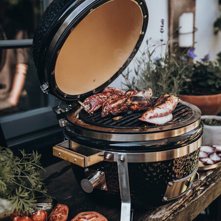 Monolith BARBECUE A CARBONE MONOLITH ICON NERO DA APPOGGIO