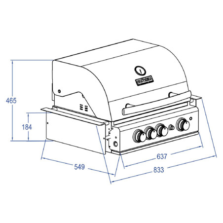 AllGrill ALLGRILL CHEF M BUILT-IN CON AIR SYSTEM