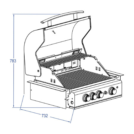 AllGrill ALLGRILL CHEF M BUILT-IN CON AIR SYSTEM