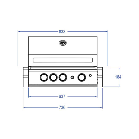 AllGrill ALLGRILL CHEF M BUILT-IN CON AIR SYSTEM