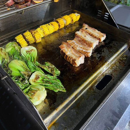 MODULO PLANCHA IN ACCIAIO INOX ALLGRILL MISURA M AllGrill Accessori | Il Mondo Del Barbecue