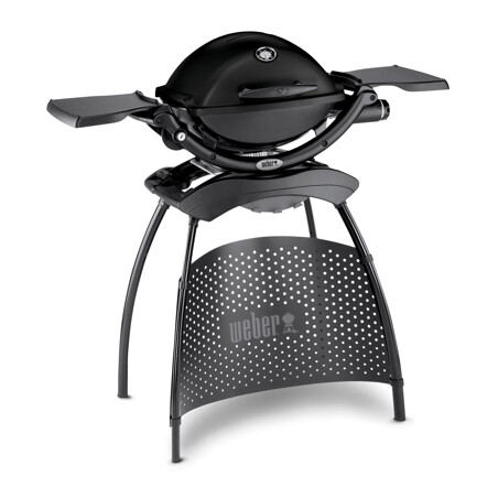 WEBER Q 1200 GAS GRILL CON STAND