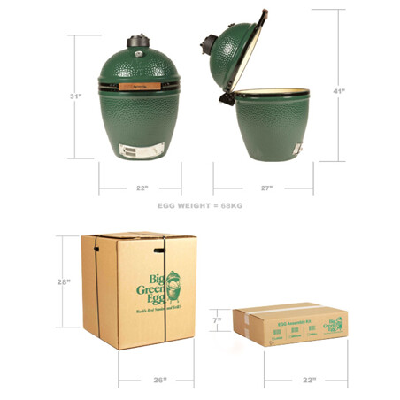 BIG GREEN EGG LARGE Ø 46 CM