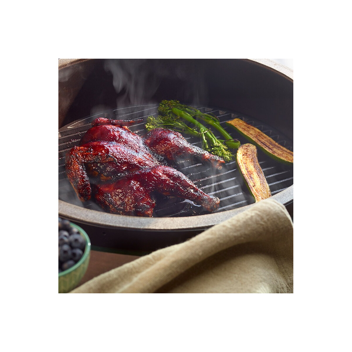 Griglia in ghisa per Big Green Egg L M S MX - Barbecue - Bio-Pack:  packaging & food